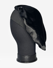 Load image into Gallery viewer, Barbie Satin Black Hair Bonnet
