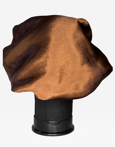 Satin Brown Hair Bonnet