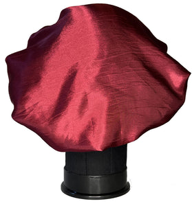 Satin Garnet Hair Bonnet