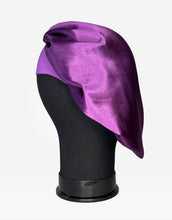 Load image into Gallery viewer, Satin Purple Hair Bonnet
