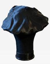 Load image into Gallery viewer, Satin Toddler Kids Black Hair Bonnet
