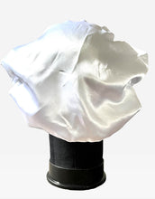 Load image into Gallery viewer, Satin White Hair Bonnet
